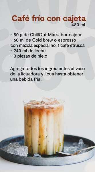 Café frío con cajeta 480ml
