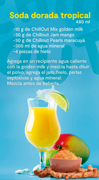 Soda dorada tropical 480ml