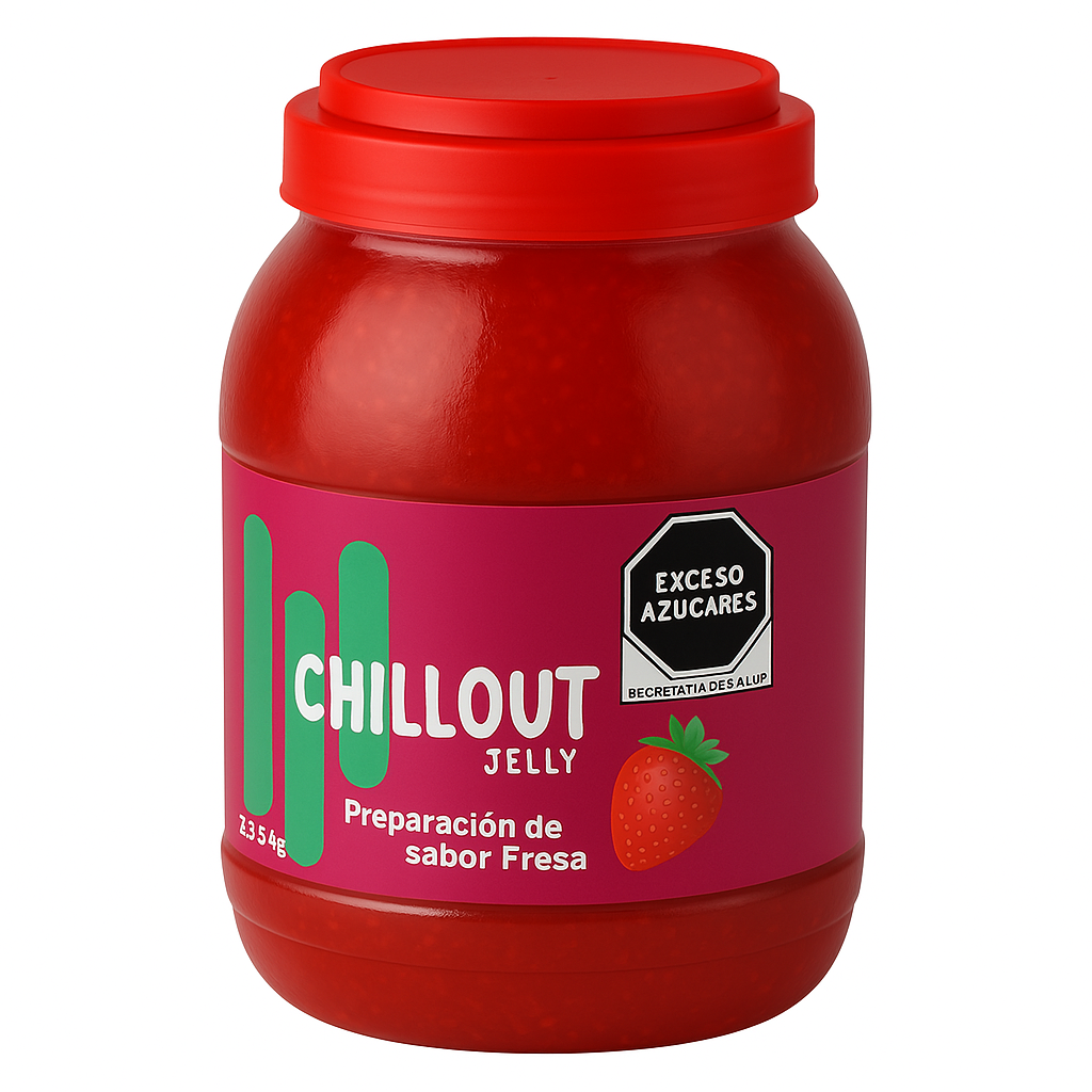 CHILLOUT JELLY SABOR FRESA BOTE 3.85 kg