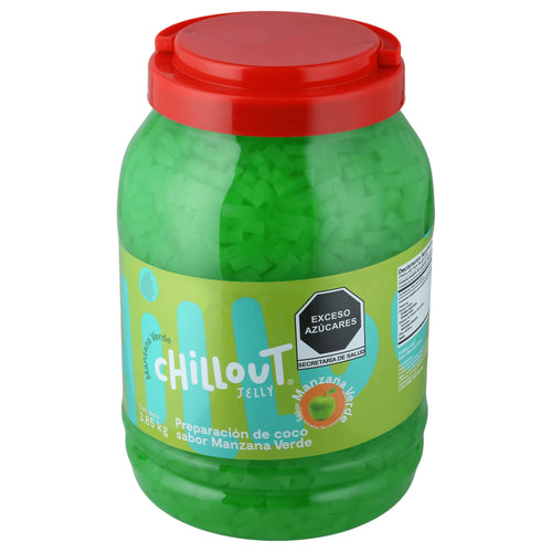 CHILLOUT JELLY SABOR MANZANA VERDE BOTE 3.85 kg - Chai ClubChill outChai Club