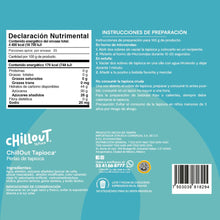 Cargar imagen en el visor de la galería, CHILLOUT PERLAS DE TAPIOCA INSTANTANEAS CAJA 50 BOLSAS C/50g - Chai Clubchill outChai ClubChai Club
