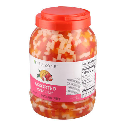 TEA ZONE JELLY SABOR MIX YOGO TROPICAL BOTE 3.85kg - Chai ClubChill outChai Club